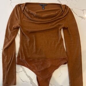 Banana Republic cowlneck bodysuit sweater